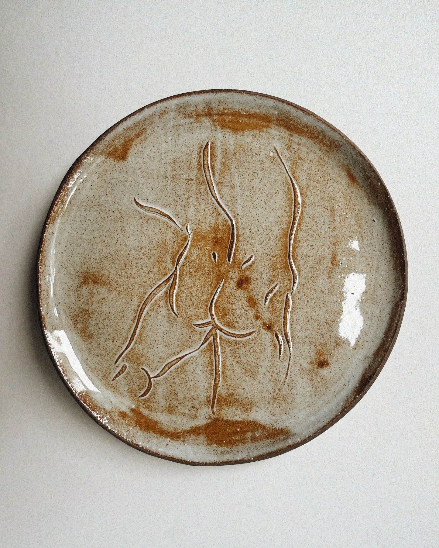 assiette : les méandres (brown edition)