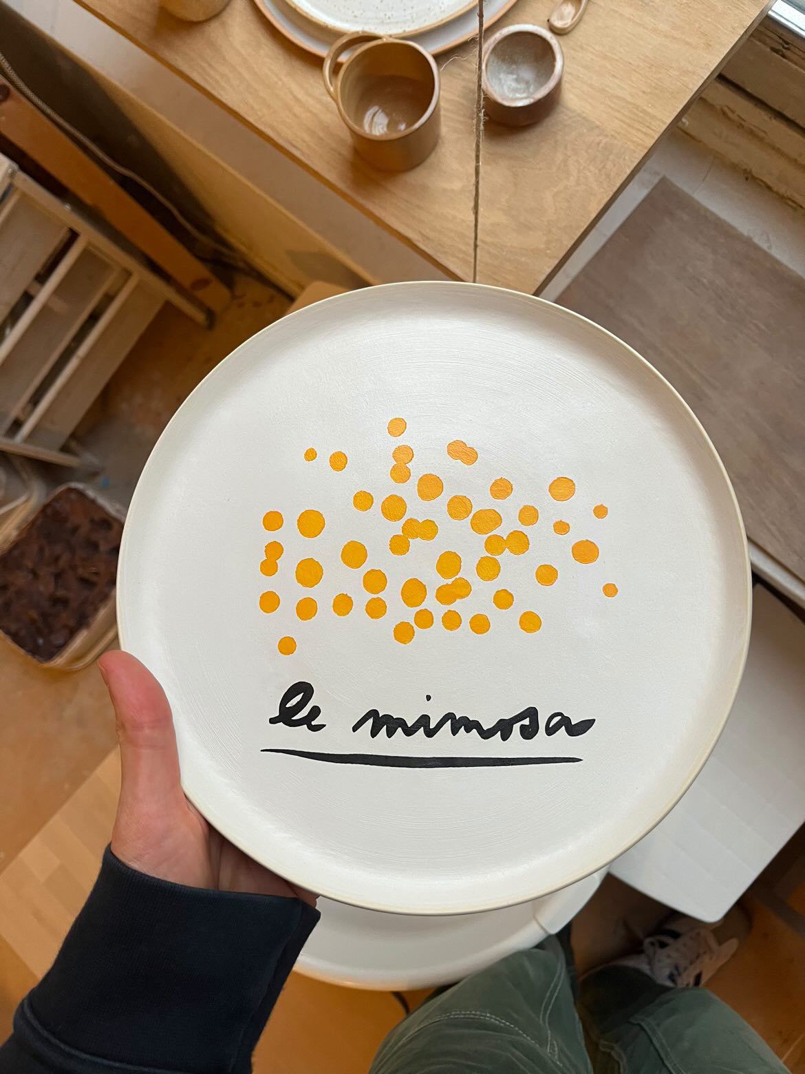 Assiette Mimosa