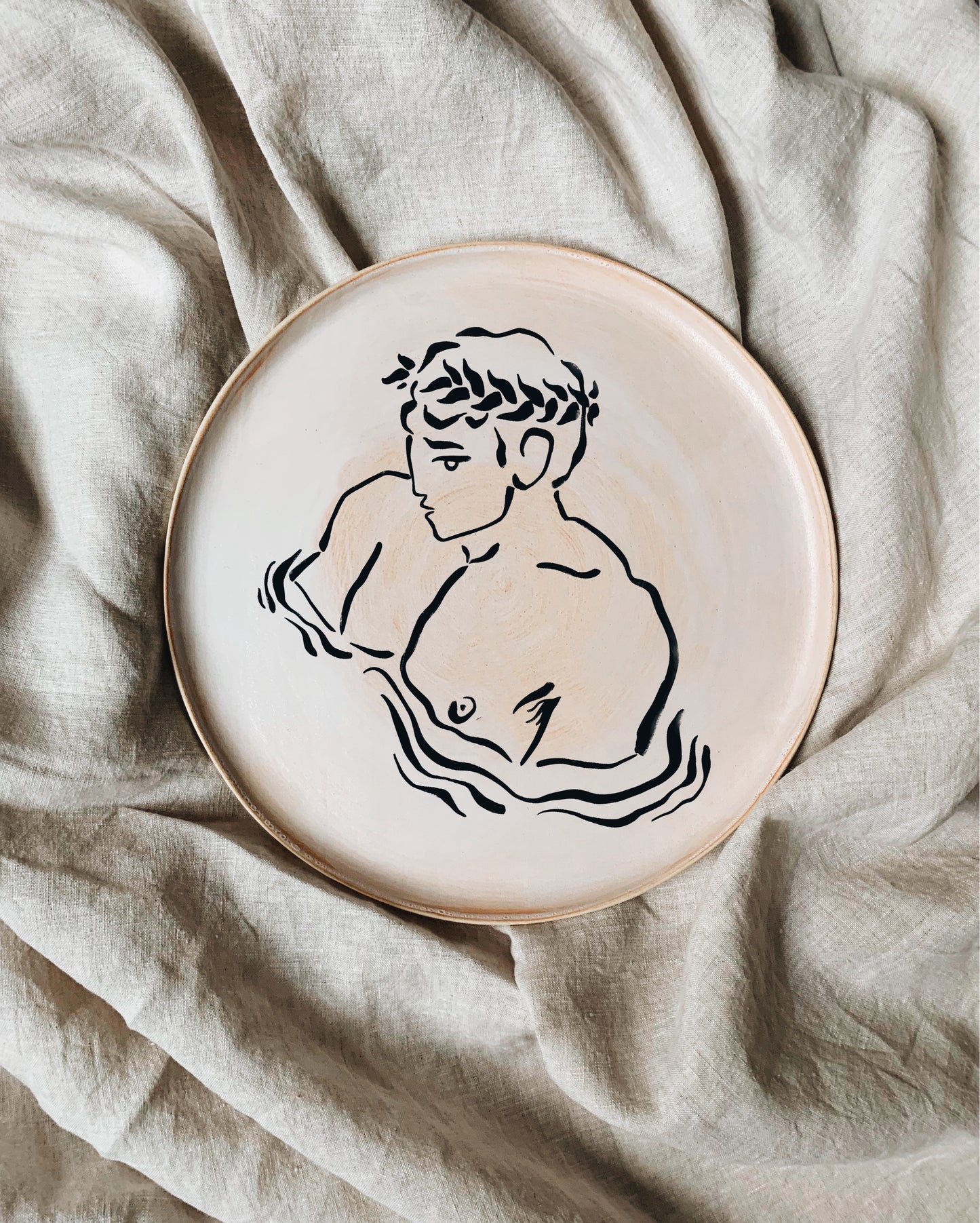 assiette : Narcisse